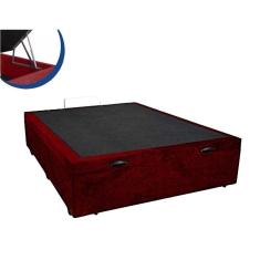 Imagem de Base Box Baú Viúva Suede Vinho - 39x128x188