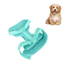 Imagem de Peitoral para cães antipuxão, ajustável, macio, respirável, fácil controle para animais de estimação, com alça para cães pequenos e médios caminhadas ao ar livre (P)