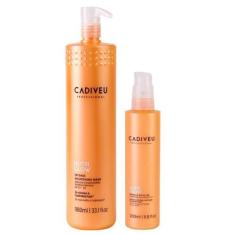 Imagem de Kit Cadiveu Nutri Glow Mascara Capilar 980ml + Booster 200ml