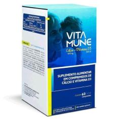 Imagem de Vita Mune Cálcio 600Mg + Vitamina D3 200Ui Com 60 Comprimidos - Cimed