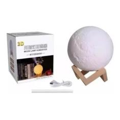 Imagem de Umidificador E Aromatizador Luminaria Abajur E Lua Cheia 3D - Gn