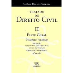 Imagem de Tratado de Direito Civil 2: Parte Geral - Negócio Jurídico - Ant&#243;nio Menezes Cordeiro - 9789724055299