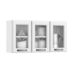 Imagem de Armário De Cozinha De Aço Aéreo 105cm Triplo Amanda Multimóveis Cr6053