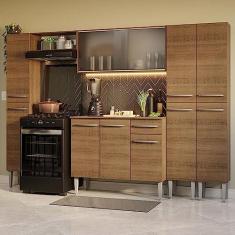 Imagem de Armário de Cozinha Completa 261cm Rustic Emilly Madesa 06