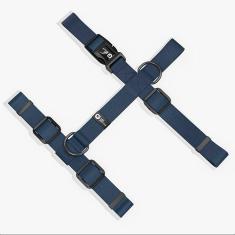 Imagem de Peitoral H Future Pet Azul Marinho Para Cães - Tam. Pp