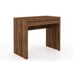 Imagem de Mesa De Computador Solteiro Me4107 C 1 Gaveta Nogal Tecno Mobili