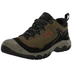 Imagem de KEEN Tênis de caminhada feminino Targhee 4 Vent durável respirável, Liga/granito verde, 34