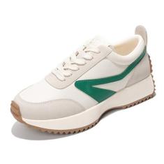 Imagem de Project Cloud Tênis feminino com espuma viscoelástica e tênis feminino antiderrapante para trabalho feminino, tênis de corrida com cadarço para mulheres - Tênis fashion feminino 2024, Branco-balinda,