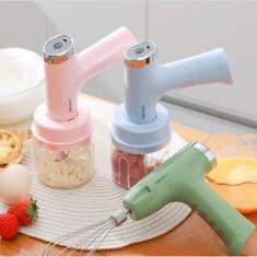 Imagem de Mini Batedeira Elétrica Portátil Mixer De Mão Recarregável!