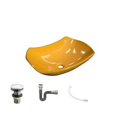 Imagem de Kit Cuba L42 C/Válvula Click 1 1/2'' (4,0cm) + Sifão Cromado + Flexível 