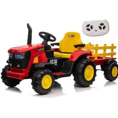 Imagem de Trator Eletrico Zippy Toys JCB Fastrac 8330 12V Caçamba Controle