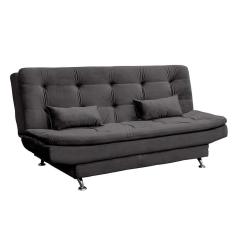 Imagem de Sofá-Cama 2 Lugares Salomé Veludo Chumbo