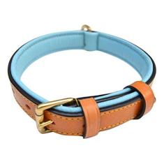 Imagem de Golas macias de toque – Coleira para cachorro acolchoada de couro verdadeiro luxuosaSoft Touch Collars Small marrom unknown