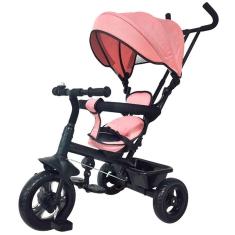 Imagem de Triciclo 360º Rosa com Empurrador Passeio Divertido DM TOYS
