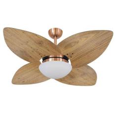 Imagem de Ventilador De Teto Vd42 Dunamis Cobre Rádica Freijó 110V - Volare
