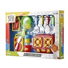 Imagem de Brincando de Ser Cozinha Animada com Acessórios Indicado para +3 Anos Multikids - BR955