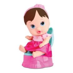Imagem de Boneca Bebê Little Dolls Faz Xixi Alive Menina - Divertoys