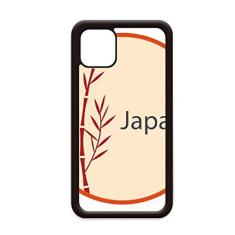 Imagem de Capa com estampa de bambu vermelho da cultura japonesa para iPhone 11 Pro Max para Apple Mobile Case