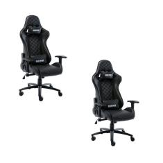 Imagem de Kit 2 Cadeiras Gamer Giratória Fair Play Preto