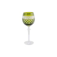 Imagem de Taça para Vinho Lodz Crystals Nowy Verde 400 ml - Cada