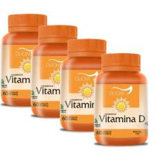 Imagem de Kit 4 Vitamina D 60 Cápsulas 450Mg Duom