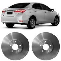 Imagem de Par Disco Freio Toyota Corolla 1.8 2.0 2008 a 2018 Traseiro