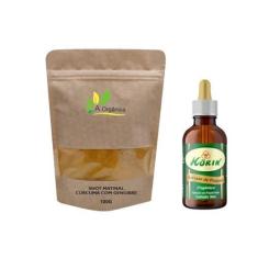 Imagem de Combo Shot Matinal Cúrcuma com Gengibre 100g Mais Própolis 30ml