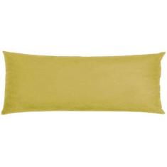 Imagem de Travesseiro De Corpo Body Pillow Veludo 40x130cm Amarelo - FASTLAR