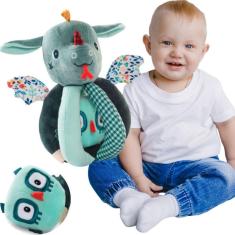 Imagem de Brinquedo Bebê Chocalho Pelucia Joe O Dragão Estimulo