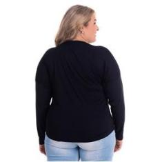 Imagem de Blusa Manga Longa Feminina com Aplique em Glitter