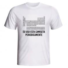 Imagem de Camiseta Eu Uso Esta Camiseta Periodicamente Tabela Química