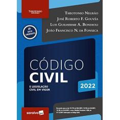 Imagem de Código civil e legislação civil em vigor - 40ª edição 2022