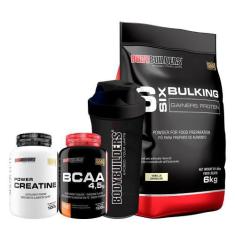 Imagem de Kit Bulking Protein 6Kg+ Creatina 100G+ Bcaa 100G - Bodybuilders