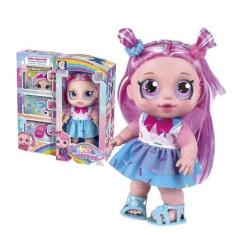 Imagem de Boneca Rainbow Surprise Cabelo Rosa - Cotiplás - Cotiplas