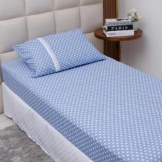 Imagem de Lençol Solteiro Estampado Elástico 100% Algodão Varias Cores - Meta Ma