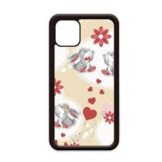 Imagem de Linda capa de coelho cinza Dia dos Namorados para iPhone 11 Pro Max para Apple Mobile Case Shell