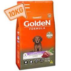 Imagem de Ração Golden Cães filhotes Mini Bits 10kg Carne & Arroz