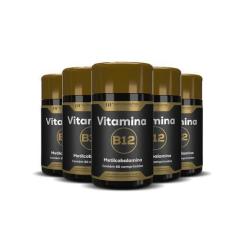 Imagem de 5x vitamina b12 metilcobalamina 60comprimidos hf suplementos, PREMIUM