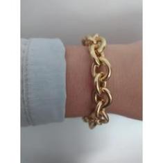 Imagem de Pulseira Elos Dourada