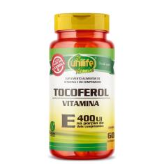 Imagem de Vitamina E (Tocoferol) 60 Comprimidos 1000Mg Unilife