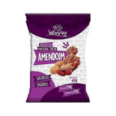 Imagem de Kit 5x Biscoito de Proteína Sabor Amendoim Wheyviv 45g