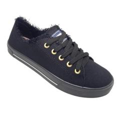 Imagem de Tênis Moleca Feminino Casual Sapatênis Star Lançamento Confortável  Ma