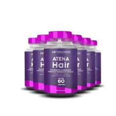 Imagem de 6X Atena Hair Skin Nails Hf Suplementos 60Caps - Hf Suplements