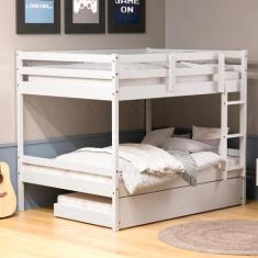 Imagem de Treliche Casal Casal Eco Madeira Maciça Branco Mobilistore