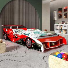 Imagem de Cama Infantil F1 100% Mdf  VerMarromho - Gelius