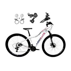 Imagem de Bicicleta aro 29 Absolute Hera Feminina 24v Câmbios Shimano Freios Hidráulicos Garfo com Suspensão - Branco