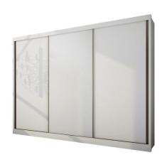 Imagem de Guarda Roupa Casal 3 portas 6 Gavetas 100%MDF Diamond Branco - Novo Ho