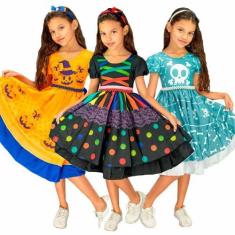 Imagem de Fantasia de Halloween para Bebe Vestido  1 a 3 anos - Fantasias Carol 