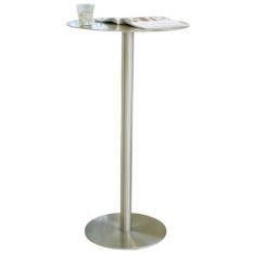 Imagem de Mesa de bistrô redonda mesa de café e chá cozinha mesa alta de jantar, bar de coquetel de aço inoxidável, sala de estar, sofá, mesa lateral para casa, escritório, sala de jantar