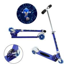 Imagem de Patinete Sonic The Hedgehog Sega  3 Rodas Ajuste de Altura - Toys 2U